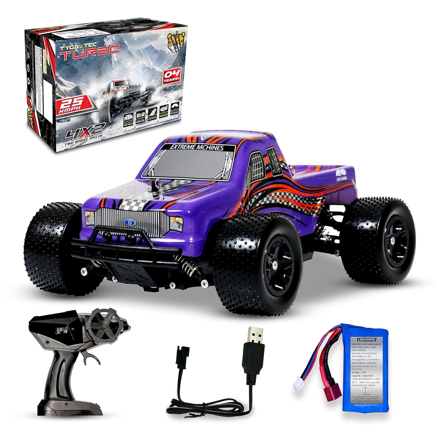Tygatec Mini Ultra High-Speed RC Car, 25 Kmph High Speed Remote Control