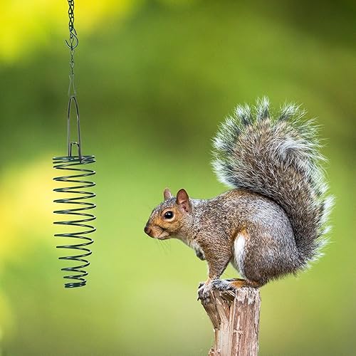 Miniatura 5 de Comedero para mazorcas de maíz con cadena de extensión de 35 pulgadas para ardillas y otros suministros de alimentación en el patio trasero (3