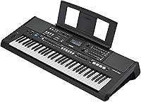 Yamaha PSR-E483 61-Key Touch-Sensitive Portable Keyboard: 860 Voices, 345 Styles, Live Controls & Super Articulation