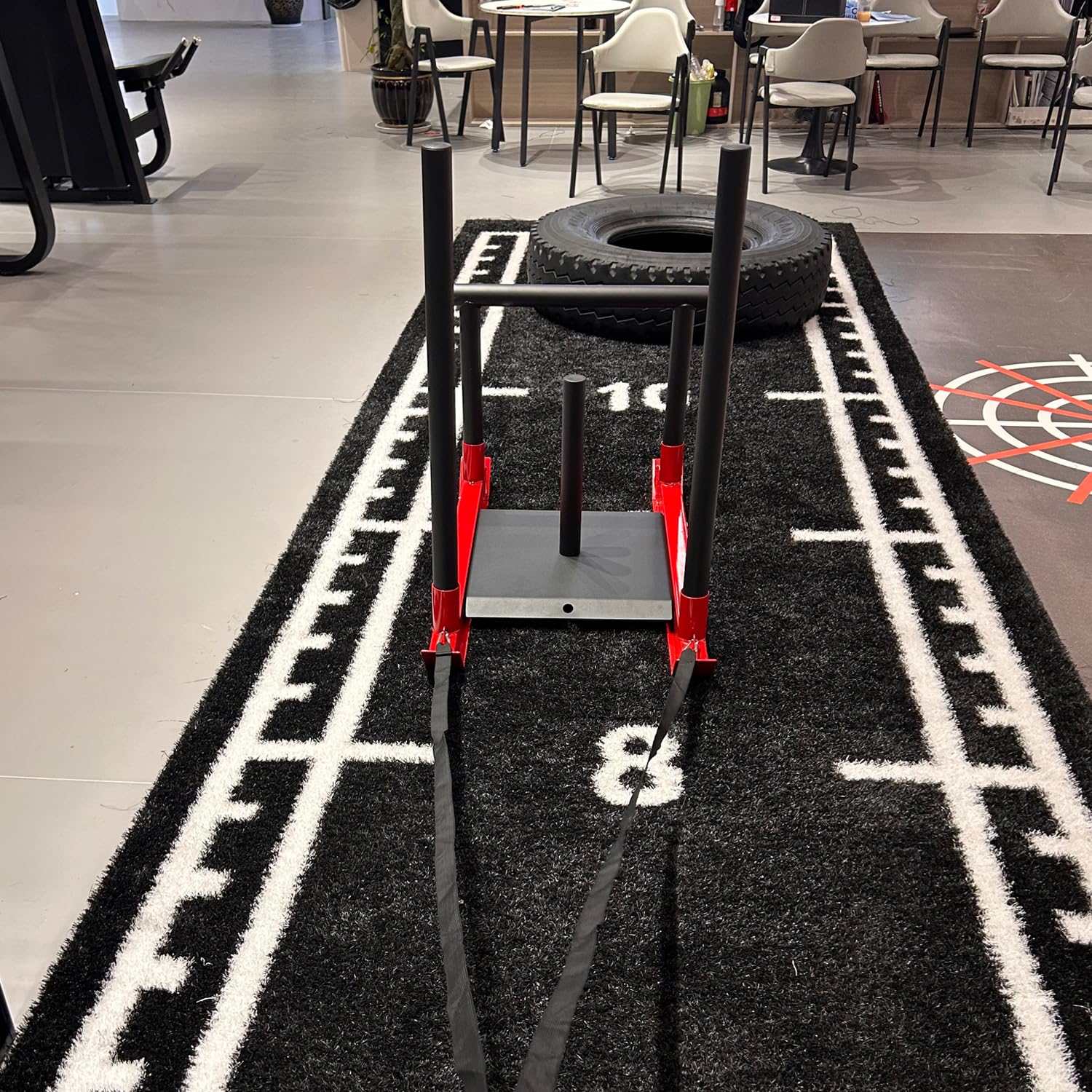 Trineo de Peso para Entrenamiento de Fuerza y Velocidad,Trineo de Entrenamiento de Fuerza de Fitness-Mejora la Velocidad y la Fuerza