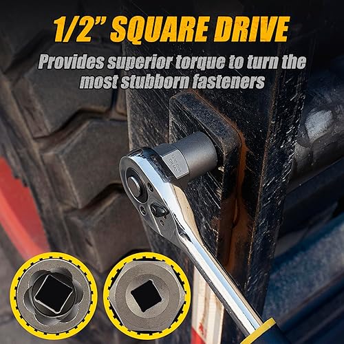 Miniatura 2 de Topec Kit extractor de pernos resistente, juego de 9 piezas de 12 pulgada de tornillo profundo, juego de extractor de pernos rotos fácil de sacar y