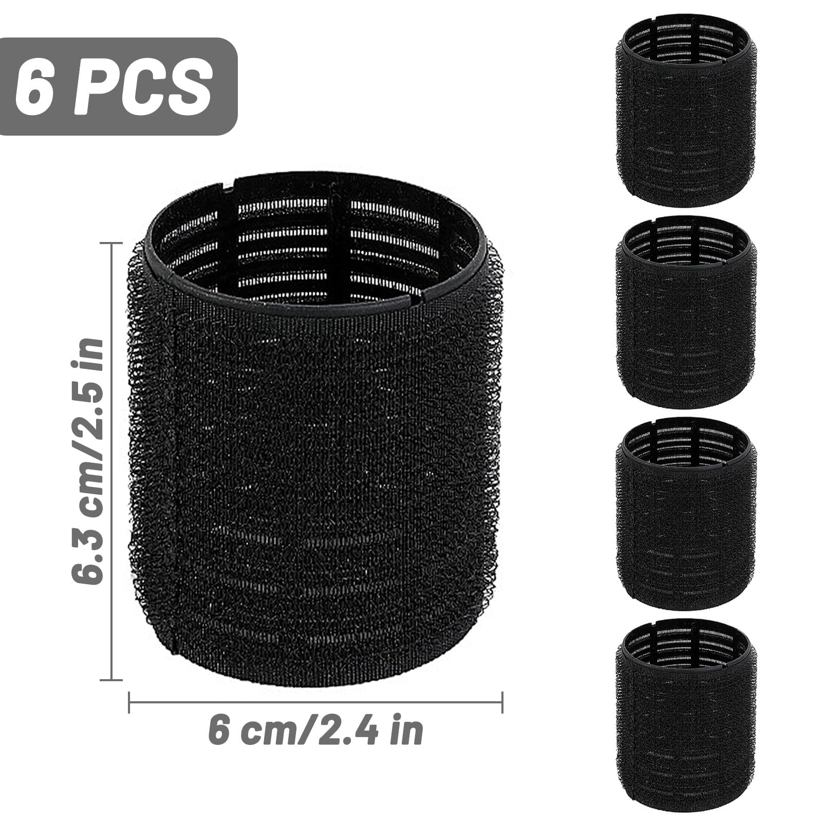 6 Pcs Hair Rollers - Image 2
