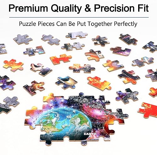 Miniatura 45 de LELEMON Rompecabezas para niños de 4 a 8 años, rompecabezas de 100 piezas para niños, rompecabezas educativos para niños en una caja de metal