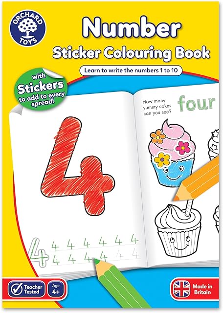 Orchard Toys CB03 Children's Colouring and Activity Books, Multicoloured, 21cm x 2cm x 29cm