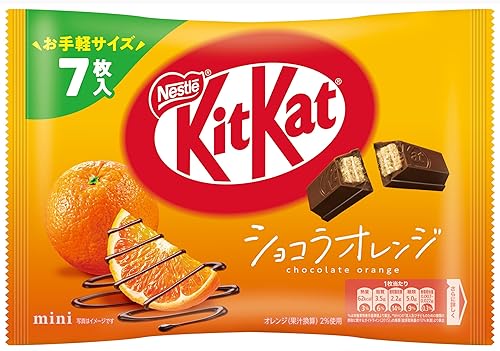 KitKat Mini Chocolate Naranja Bolsa Completa 7 Piezas Nestle Japón Importación