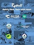 Rywell 44"x32" Extra Thick Dog Cooling Mat, Cooling Mat for Large Dogs | Recycled Material, Double-Sided, PCM Color-Changing with Arc-chill Tech, Waterproof &Washable, GRS & OEKO-TEX Certified