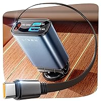 LISEN Caricatore Auto USB C 57 W [2025 Super Mini] Accendisigari USB C [75% Più Piccolo]