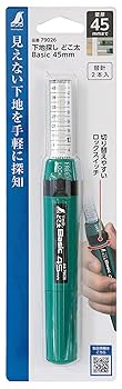 初心者様の専用ページ 楽天市場】シンワ 下地探し どこ太 Basic 45mm 79026 石膏ボード