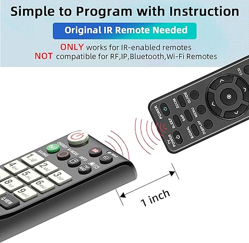 Miniatura 5 de Mando a distancia de repuesto para LG Universal Remote, compatible con 99% LG Smart TV