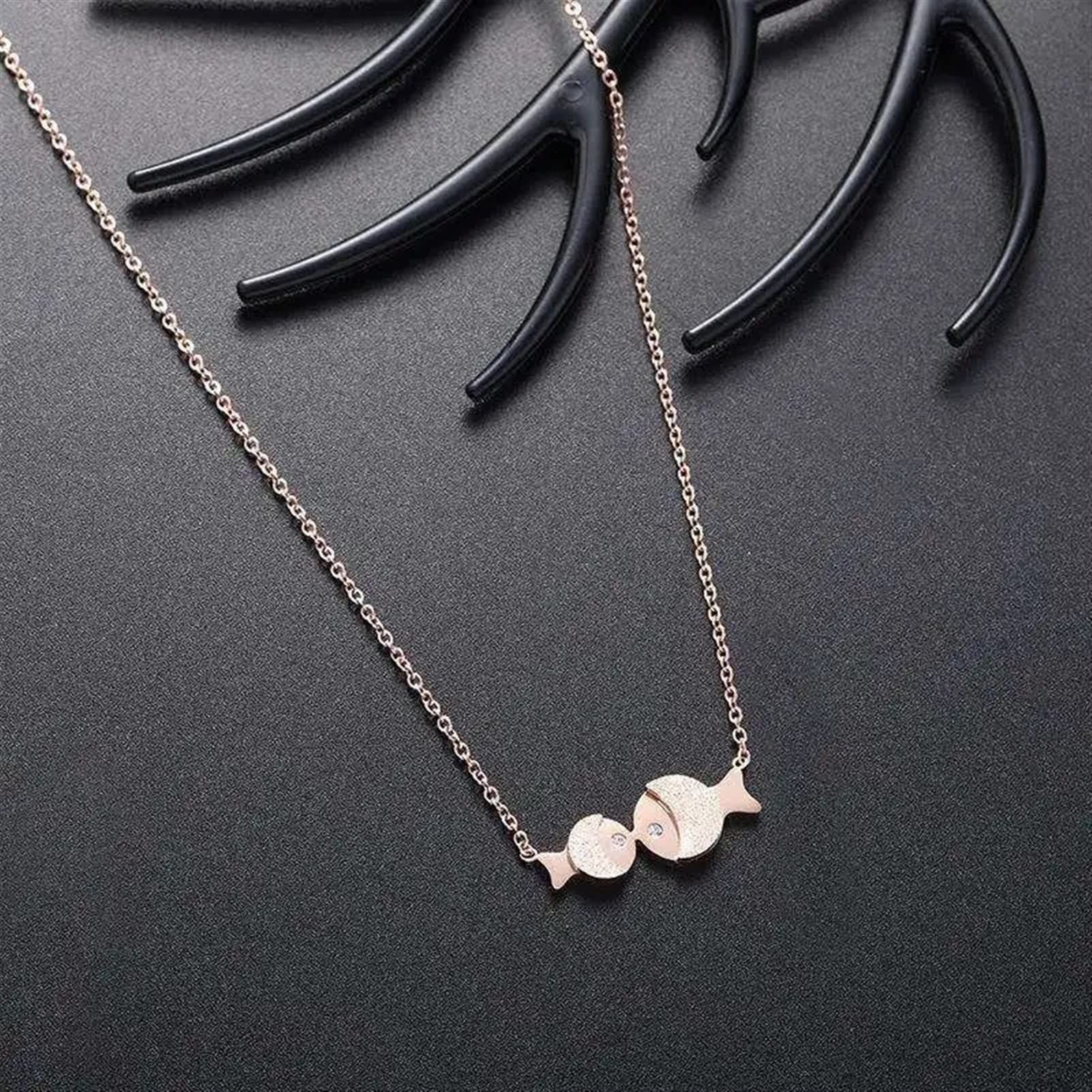 MOCHAMIK Lindo Collar de Estrella de mar - Regalo de joyería Azul Verde para Mujeres