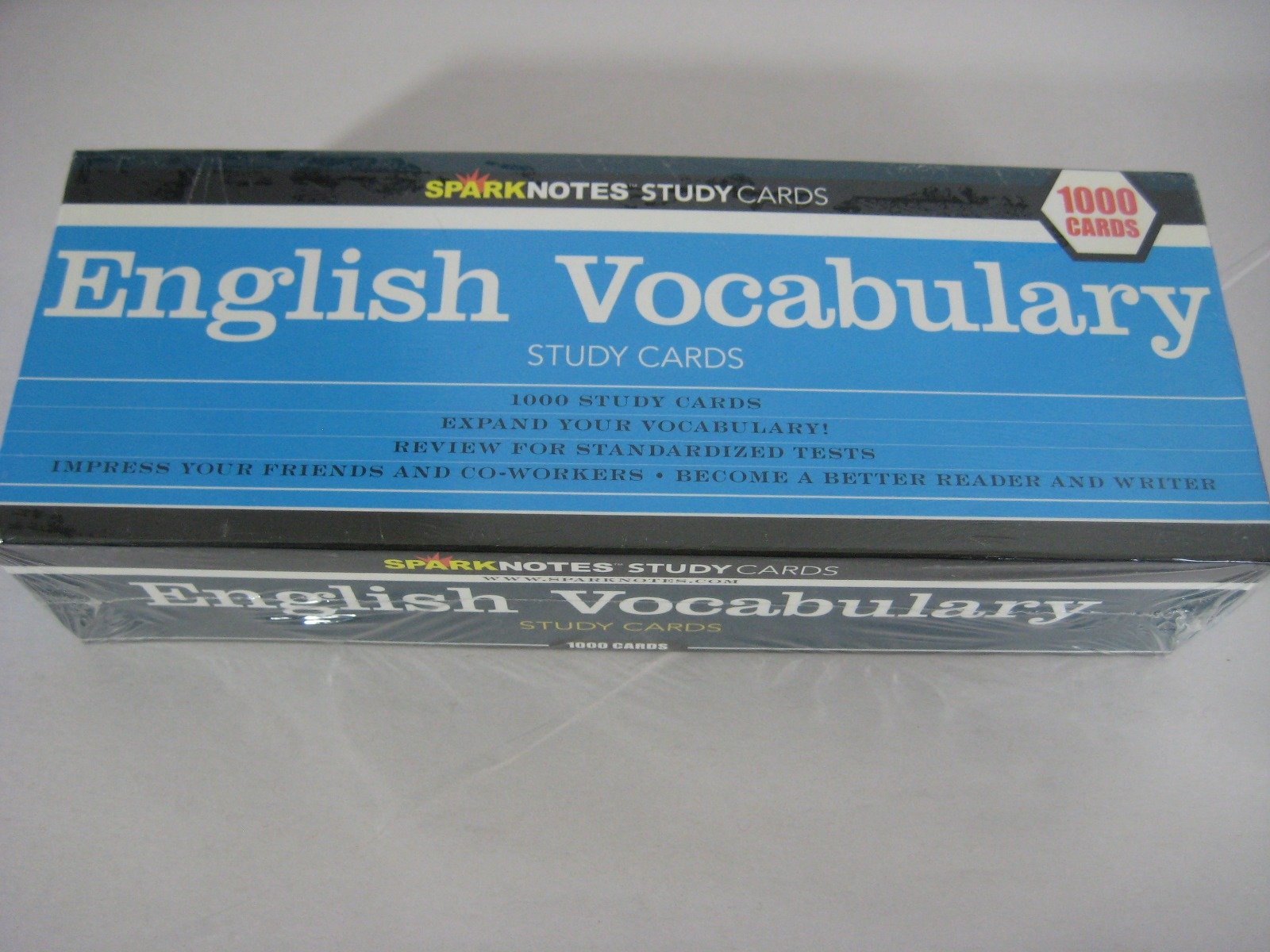Spark Notes Study Cards: English Vocabulary