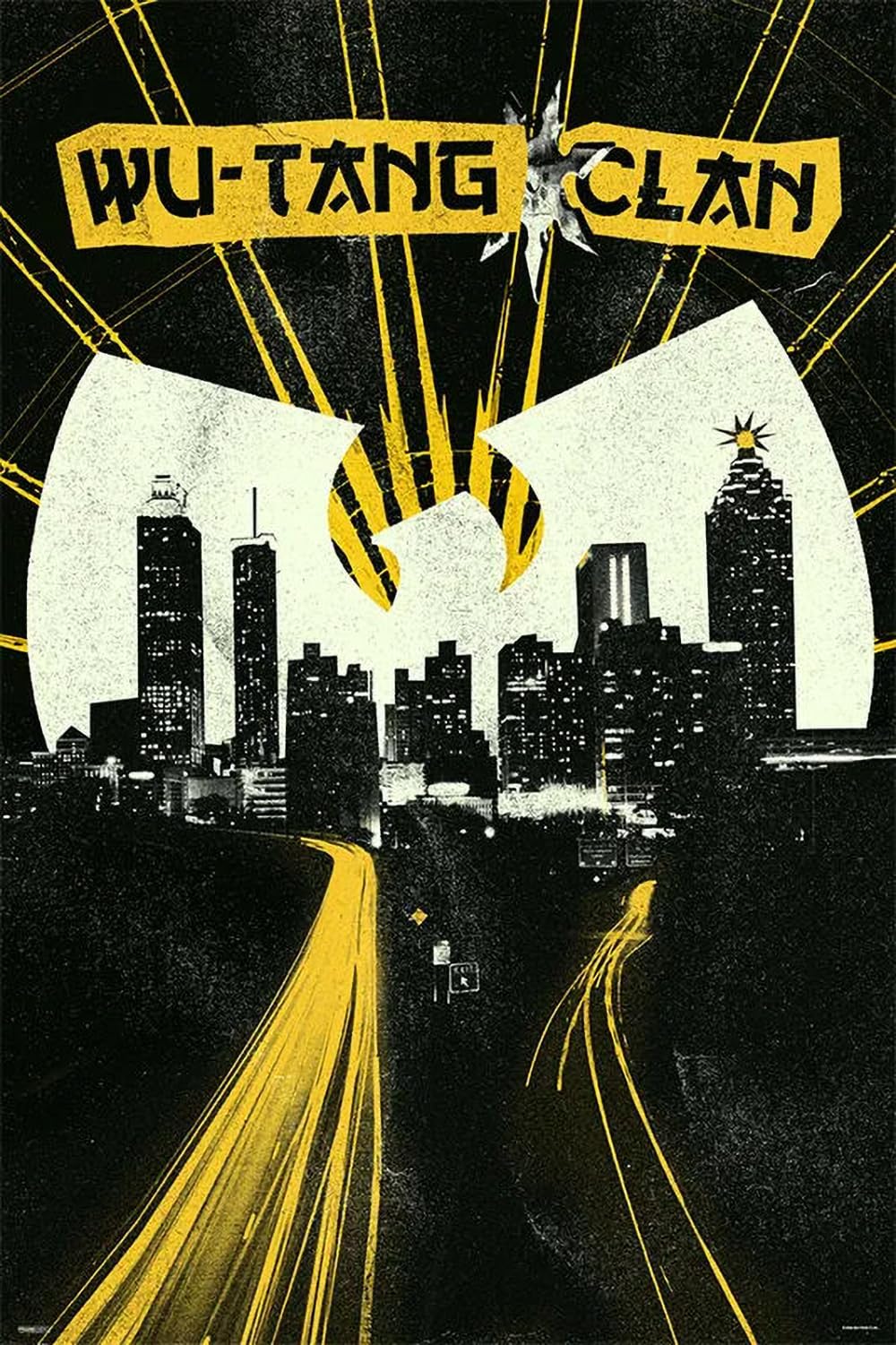 BUY ART FOR LESS Officially Licensed Wu Tang Clan - City Commute