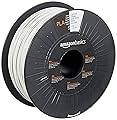 Amazon Basics PLA 3D Printer Filament, 1.75mm, Light Grey, 1kg Spool