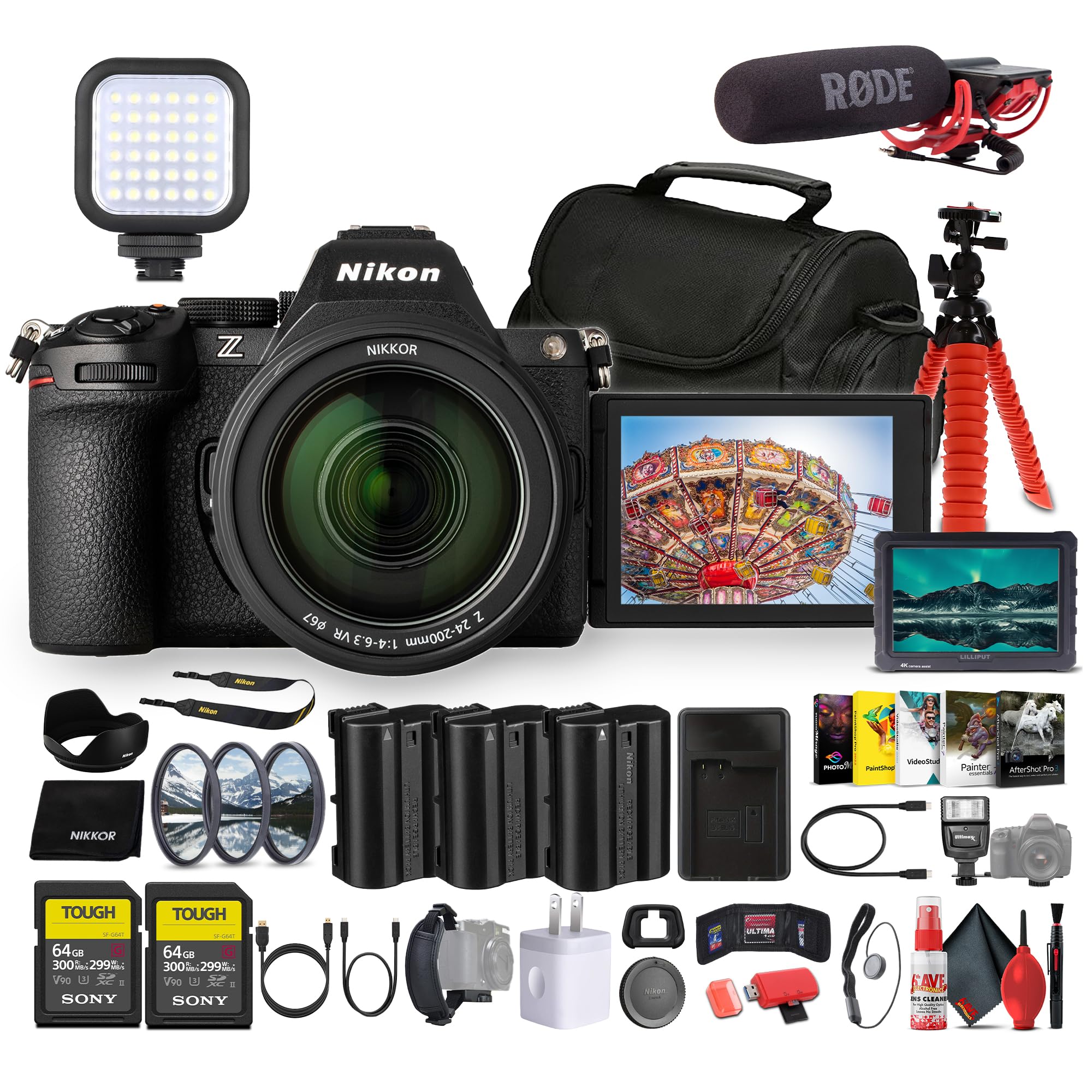 Amazon.com : Nikon Z5 II Mirrorless Camera with 24-200mm f/4-6.3
