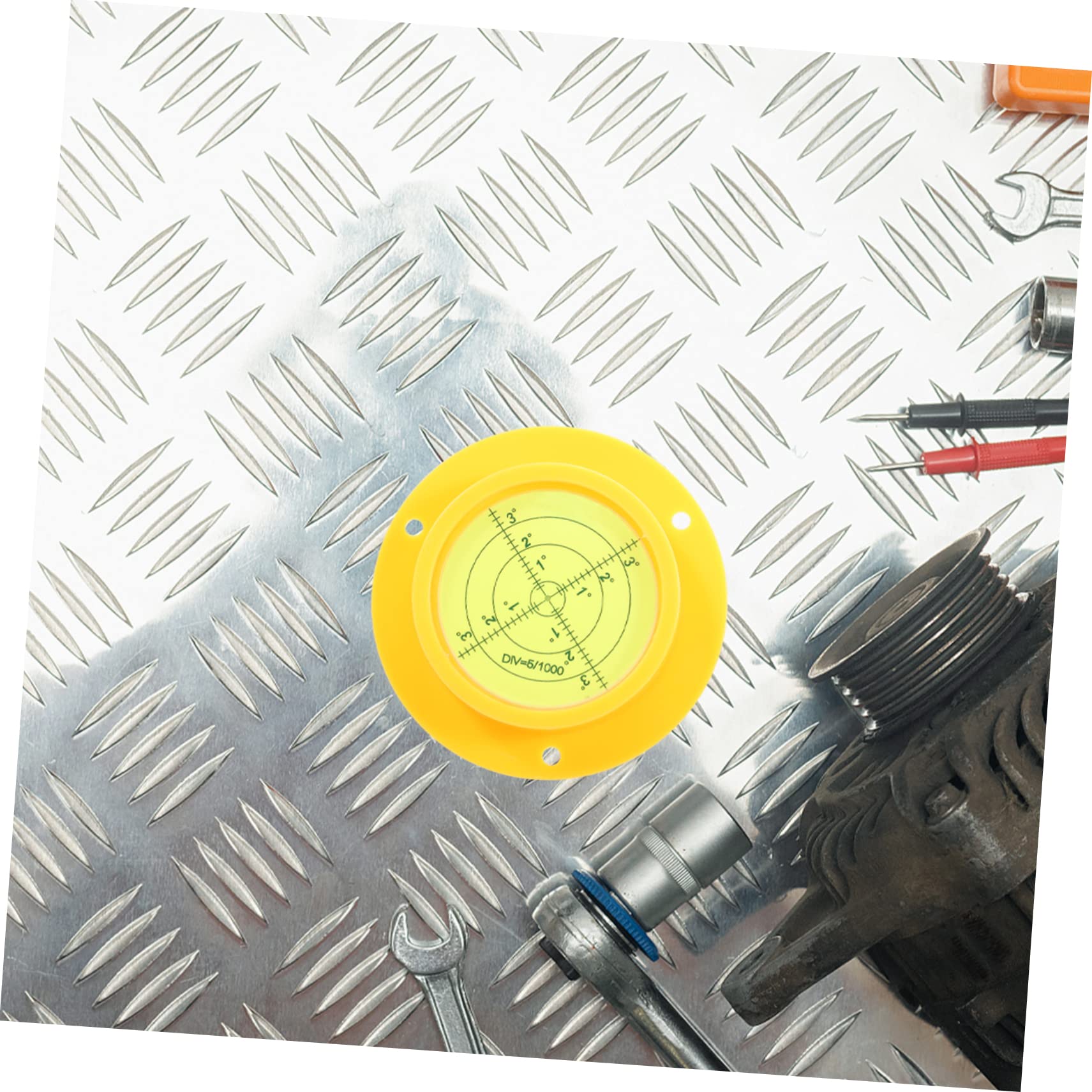 EXCEART 4 Pezzi Livellatrice A Bolla Orizzontale Con Base A Cintura Livellatrice A Bolla Livellatrice Magnetica Rotonda Livella Tascabile Livella Per Camper Misuratore Di Livello A