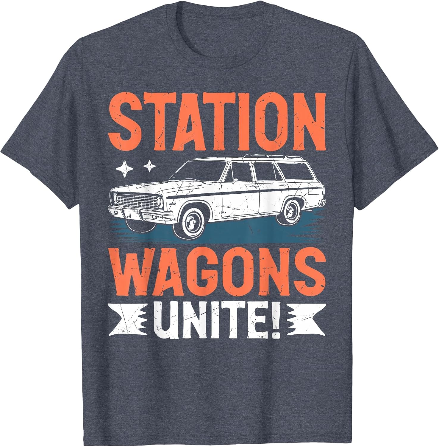 Station Wagons Unite Wagon T-Shirt image 3