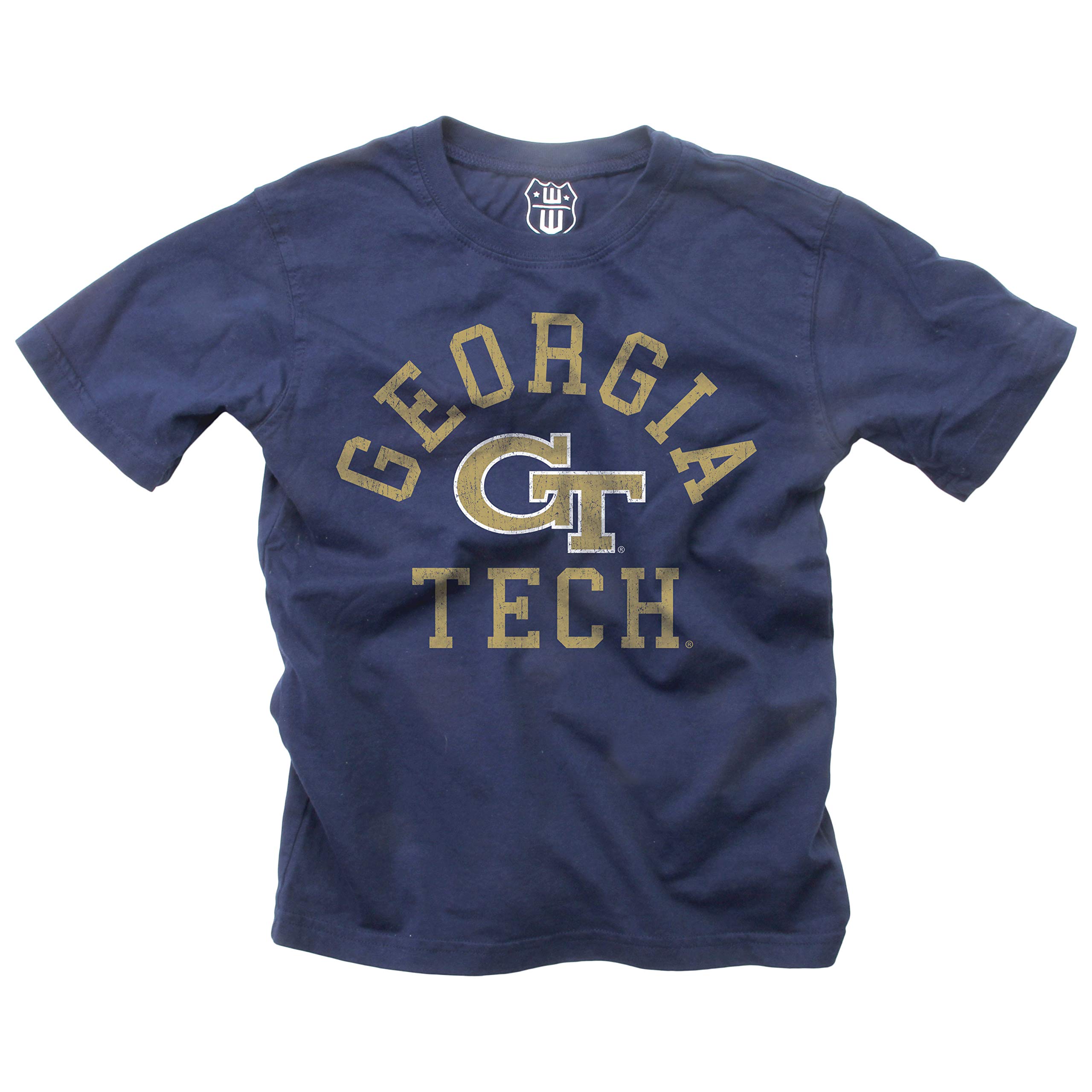 Wes and Willy NCAA Kids S/S Organic Cotton Tee Shirt, North Carolina Tar Heels, L, NC Blue — view 134
