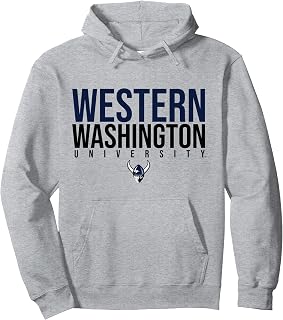 Western Washington University Vikings Stacked Pullover Hoodie