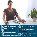 BIOS Diagnostics Blood Pressure Monitor - with Atrial Fibrillation Screening, #1 Canadian Blood Pressure Manufacturer* Home Use, Upper Arm Reading, AFIB, Large Display, 200 measurements, Averaging Mode