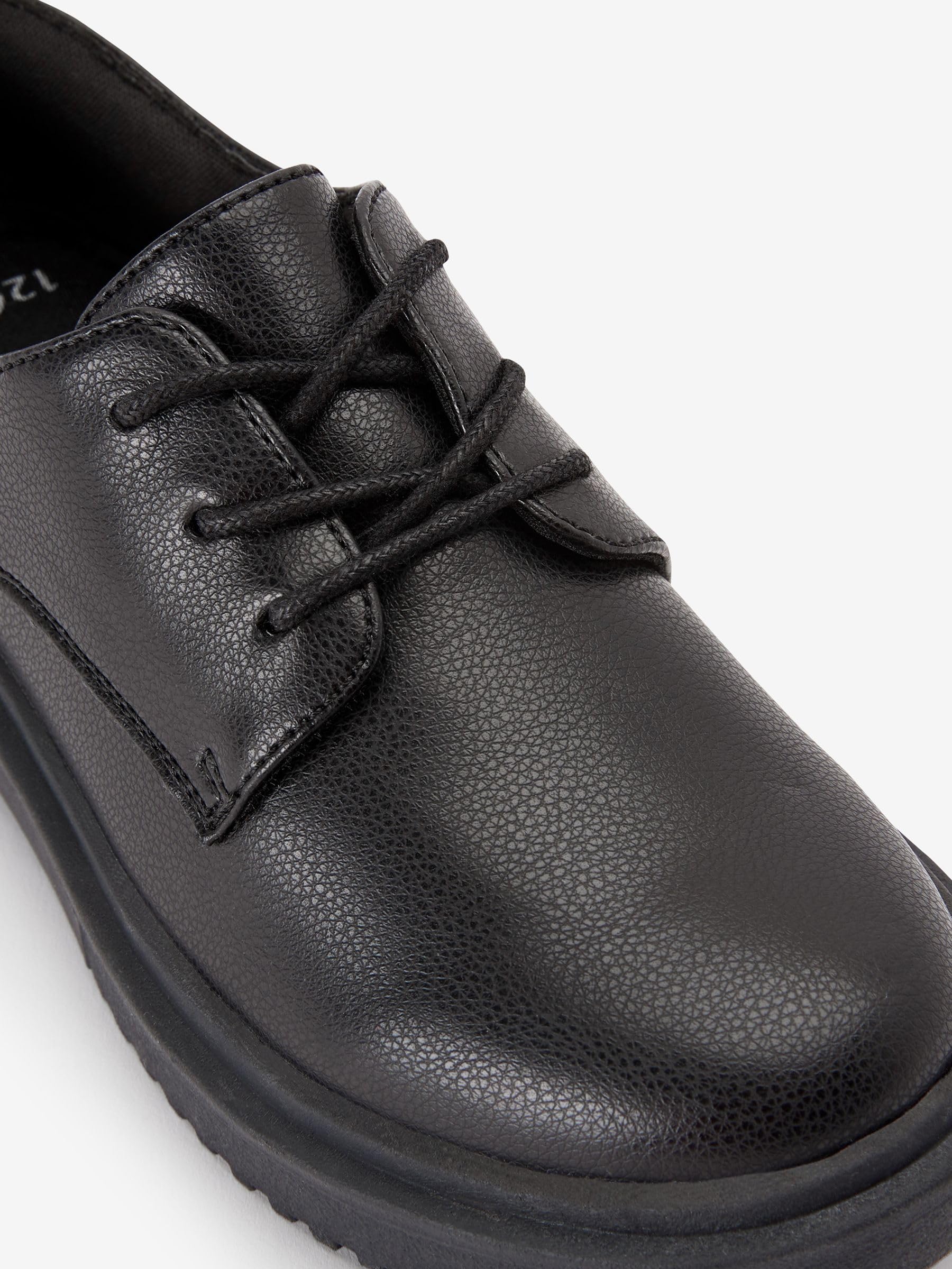 NEXT Ragazza Scarpe Stringate per la Scuola con Suola Spessa