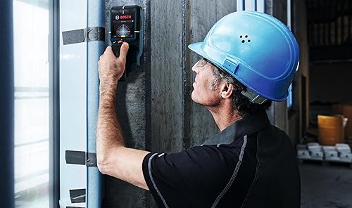 Miniatura 6 de BOSCH D-TECT200C - Escáner de pared y suelo de 12 V máximo, incluye batería de iones de litio de 2.0 Ah 12V máx. y cargador, cable USB y bolsa suave