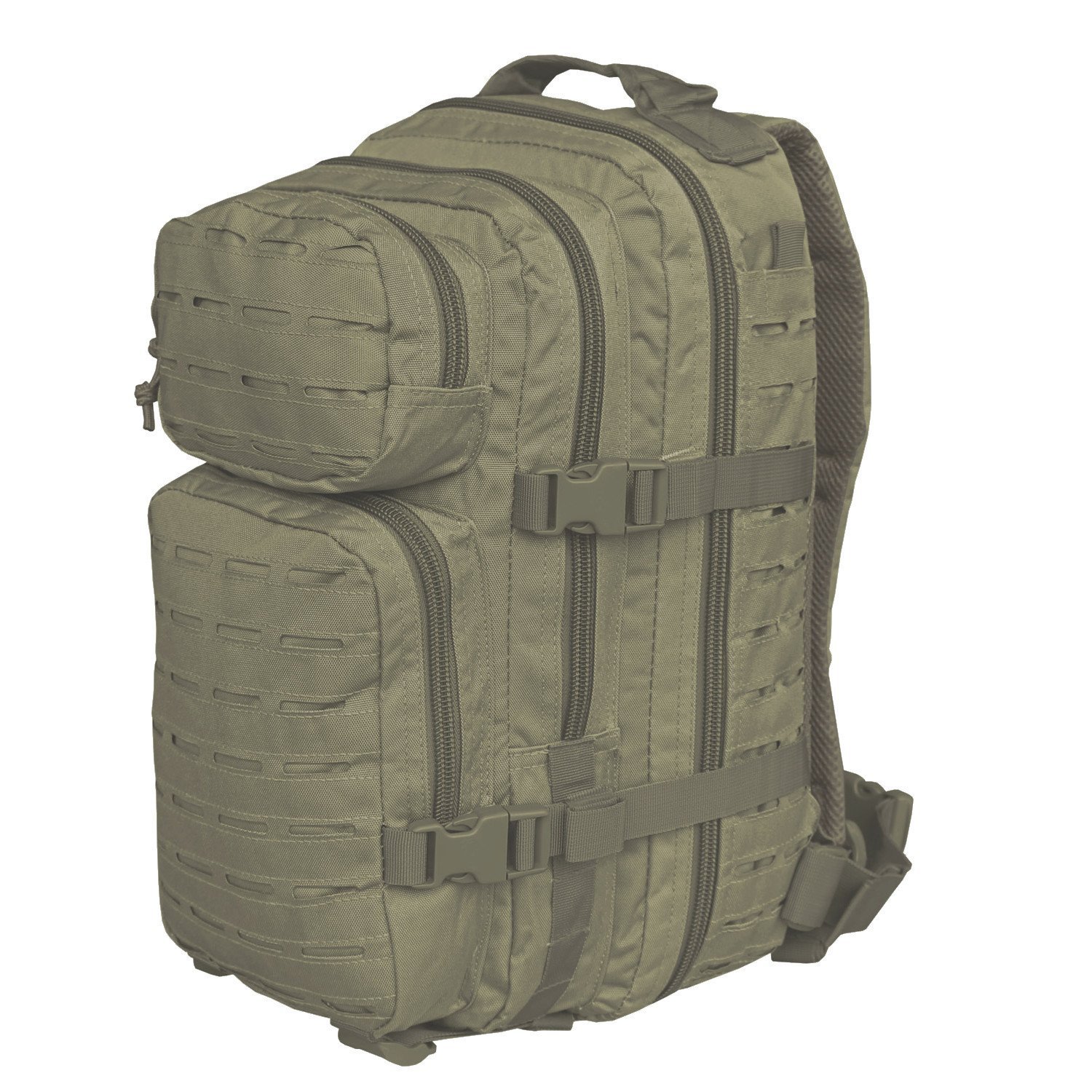 Mil-Tec Laser Cut Assault Backpack, Olive Drab, Large, 14002701