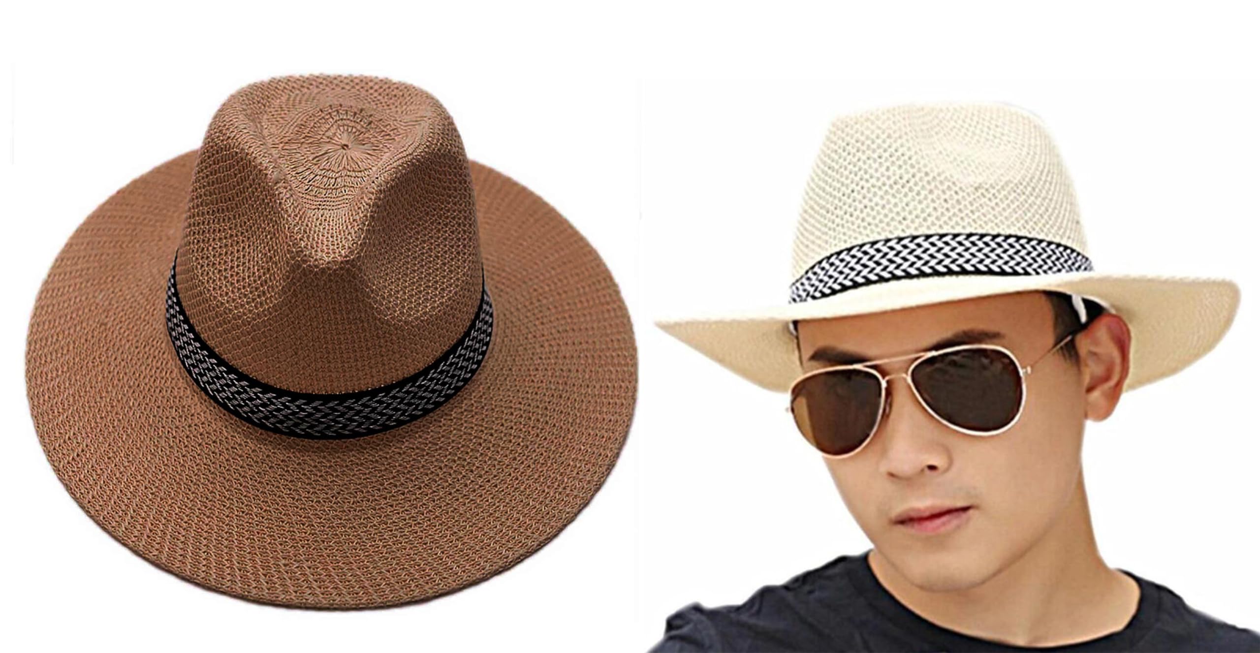 clothera Summer Paper Panama Jazz Beach Hats for Men & Women-picture-15