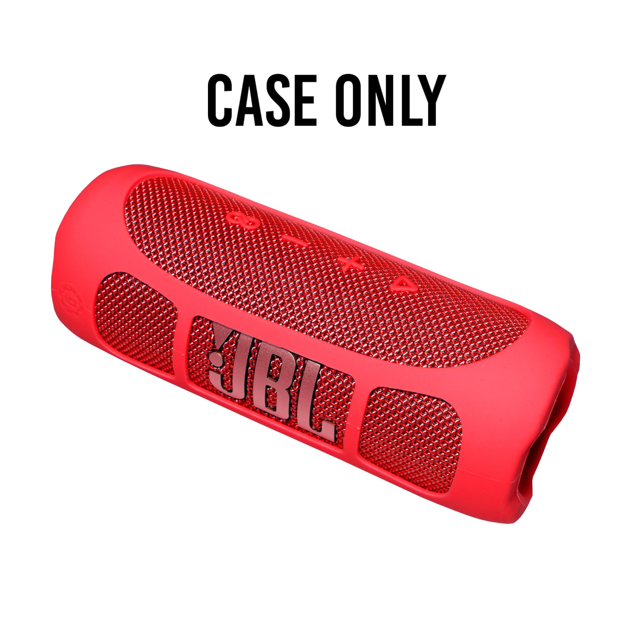 getgear Silicone Cover Sleeve for JBL Flip 6 Portable Bluetooth Speaker, Customized Design Cover Portable Protection Solution, Best Matching in Shape and Color (Red)