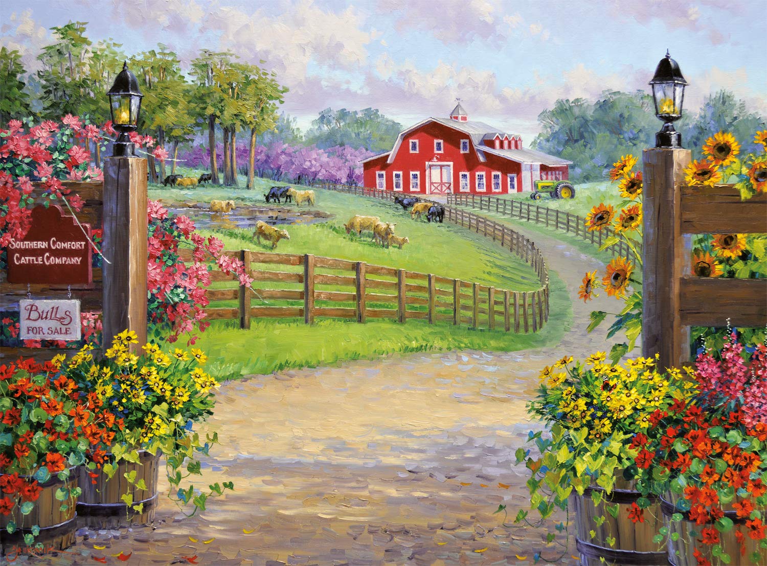 Buffalo Games - A Southern Warm Welcome - 1000 Piece Jigsaw Puzzle