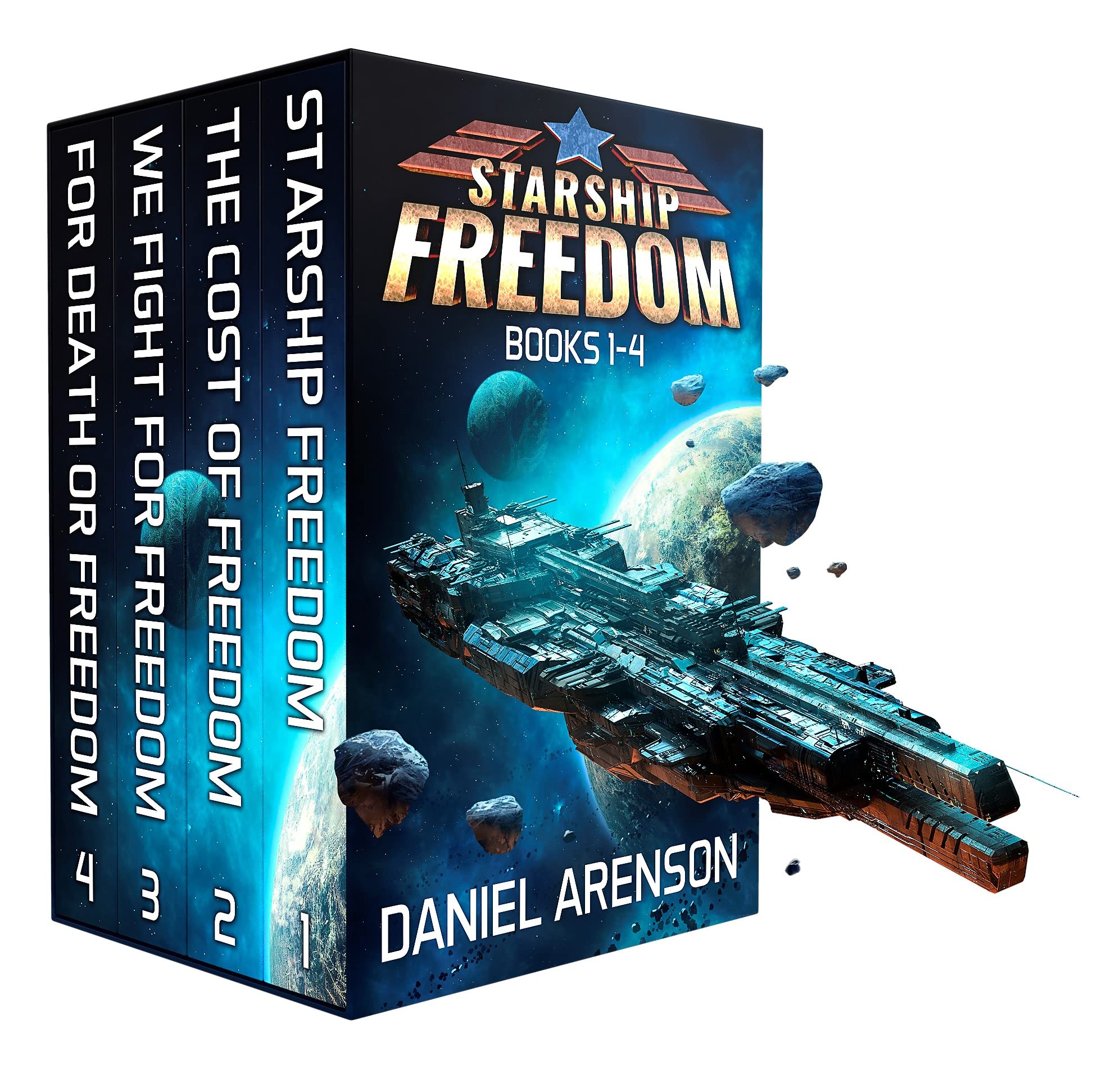 Starship Freedom - Super Box Set (Book 1-4): A Military Science Fiction Adventure