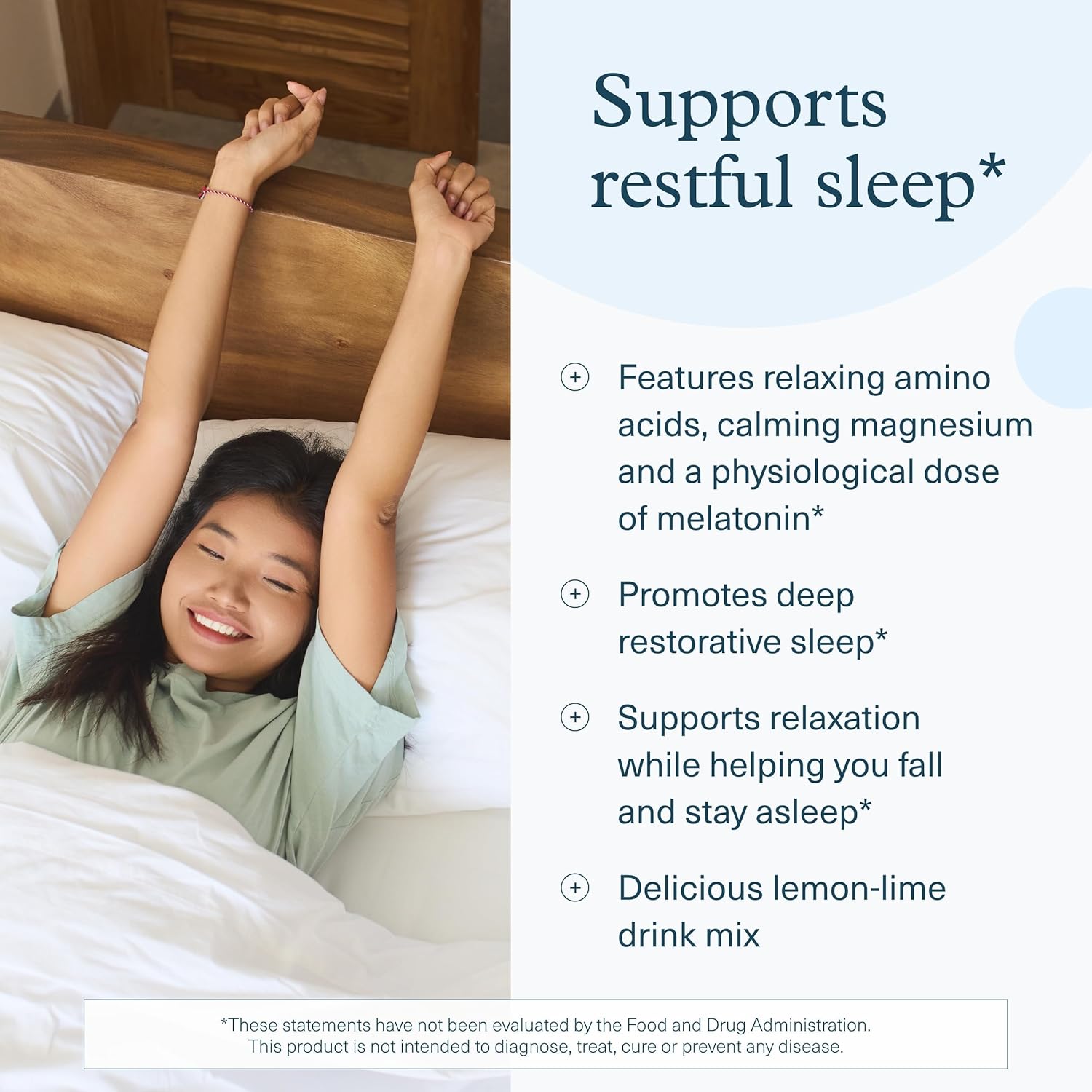 Youtheory Sleep Powder, Sleep Aid Supplement with Magnesium, Melatonin and L-Glycine, Gluten Free & Vegan, Natural Lemon-Lime Flavor, 6 Ounces - 2 Pack Bundle