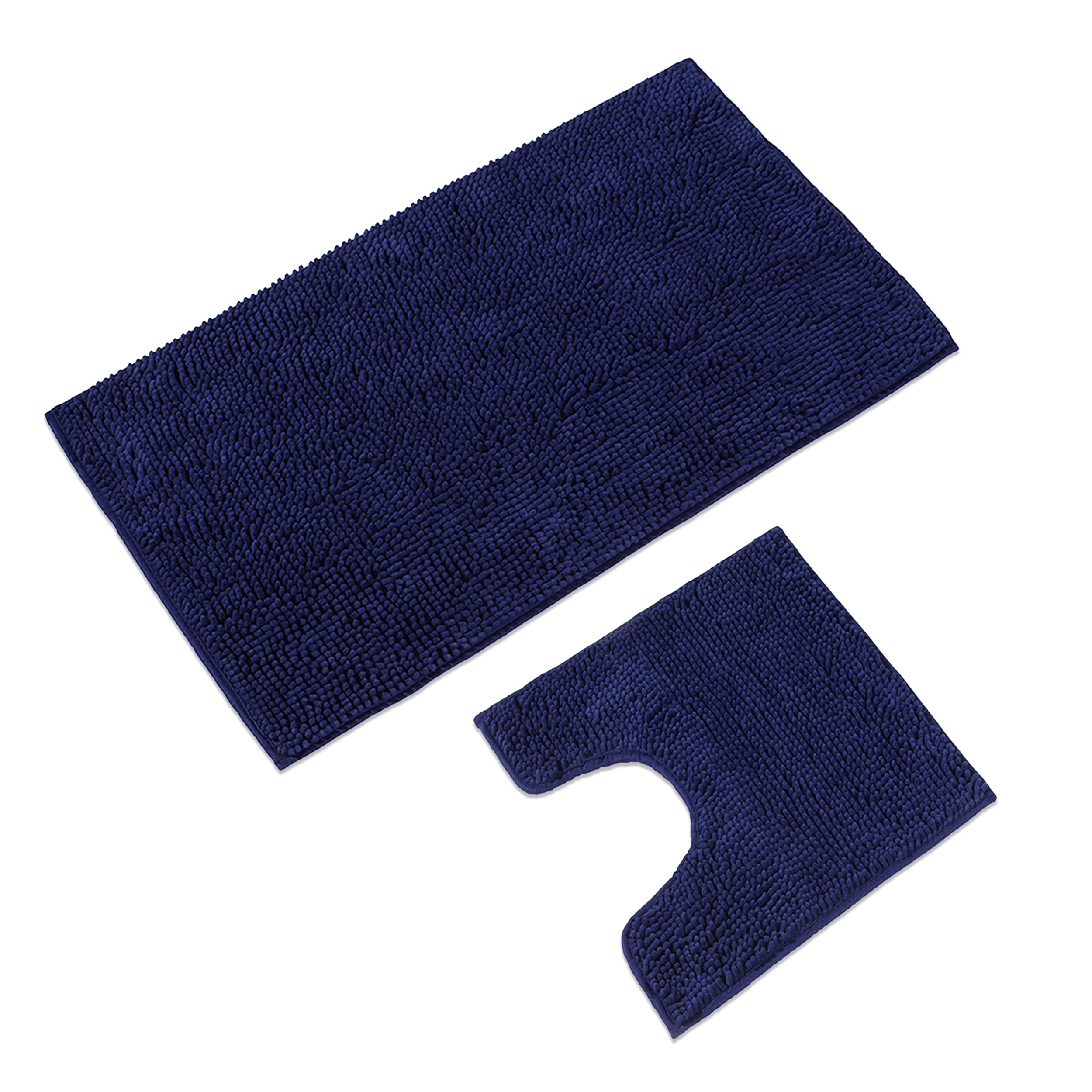 WohnDirect Alfombra Baño Petrolo 45x45cm • Alfombrilla baño Antideslizante y Lavable • Cómoda Y Súper Absorbente — view 47
