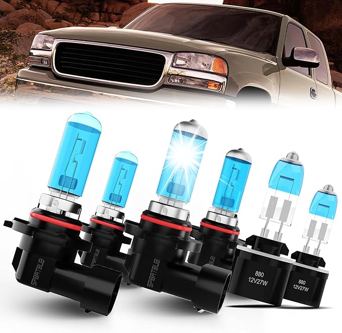 SPBRTBUB Compatible With GMC Sierra 1500 (1999 2000 2001 2002) halogen