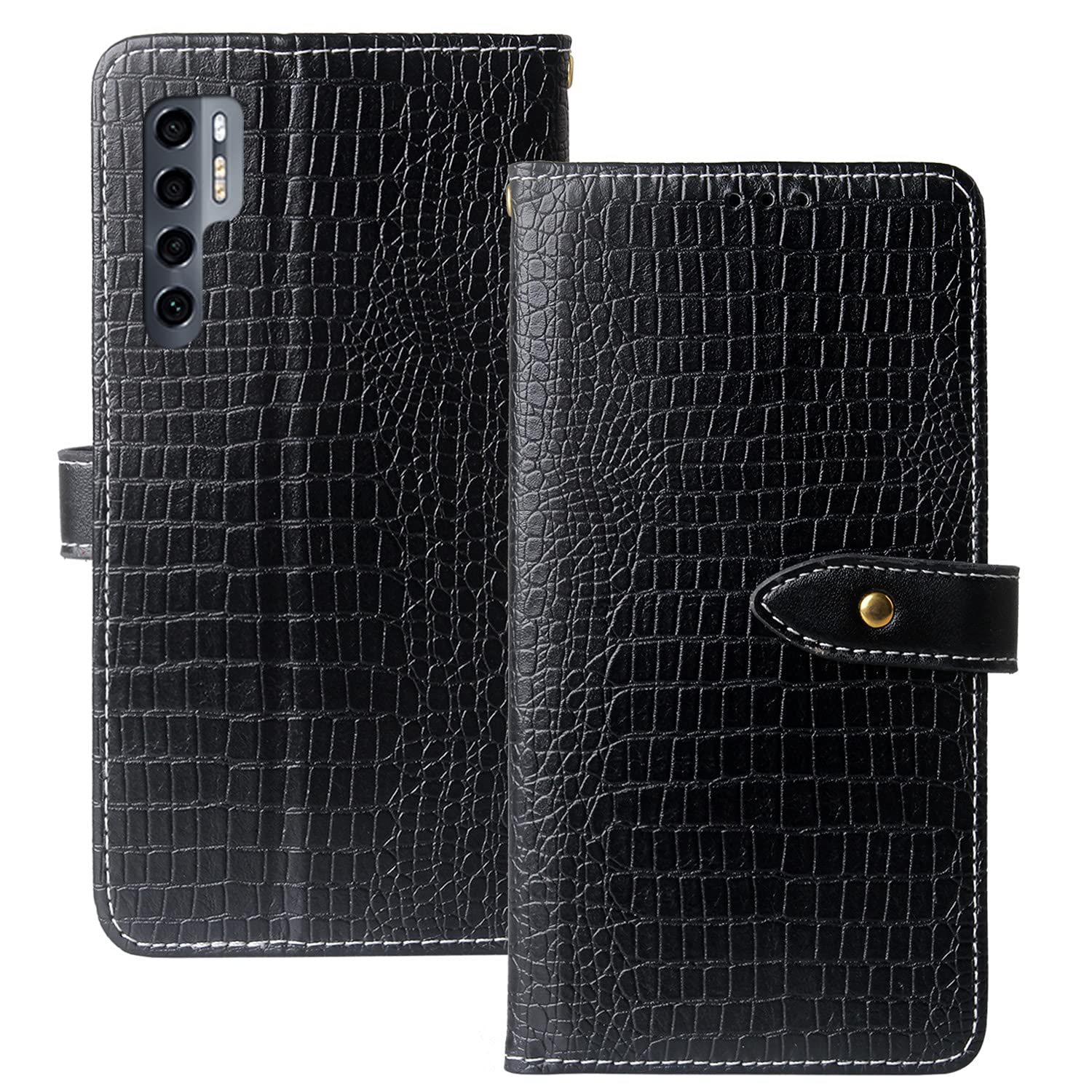 Funda Tipo Libro De PU Para XGODY X18 6.3 Con Diseño De Jirafa - Protección Completa Y Cierre Magnético