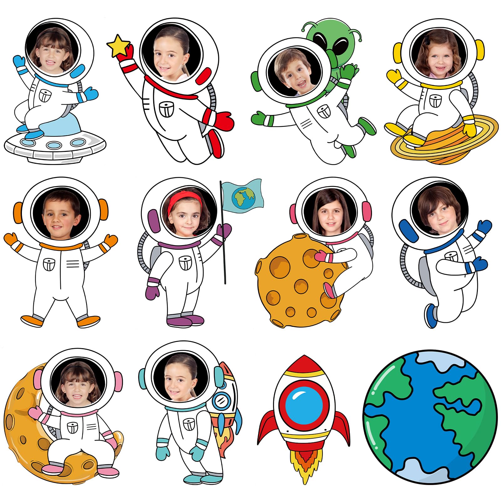 Snapklik.com : Kosiz 60 Pcs Outer Space Decorations For Classroom Back ...
