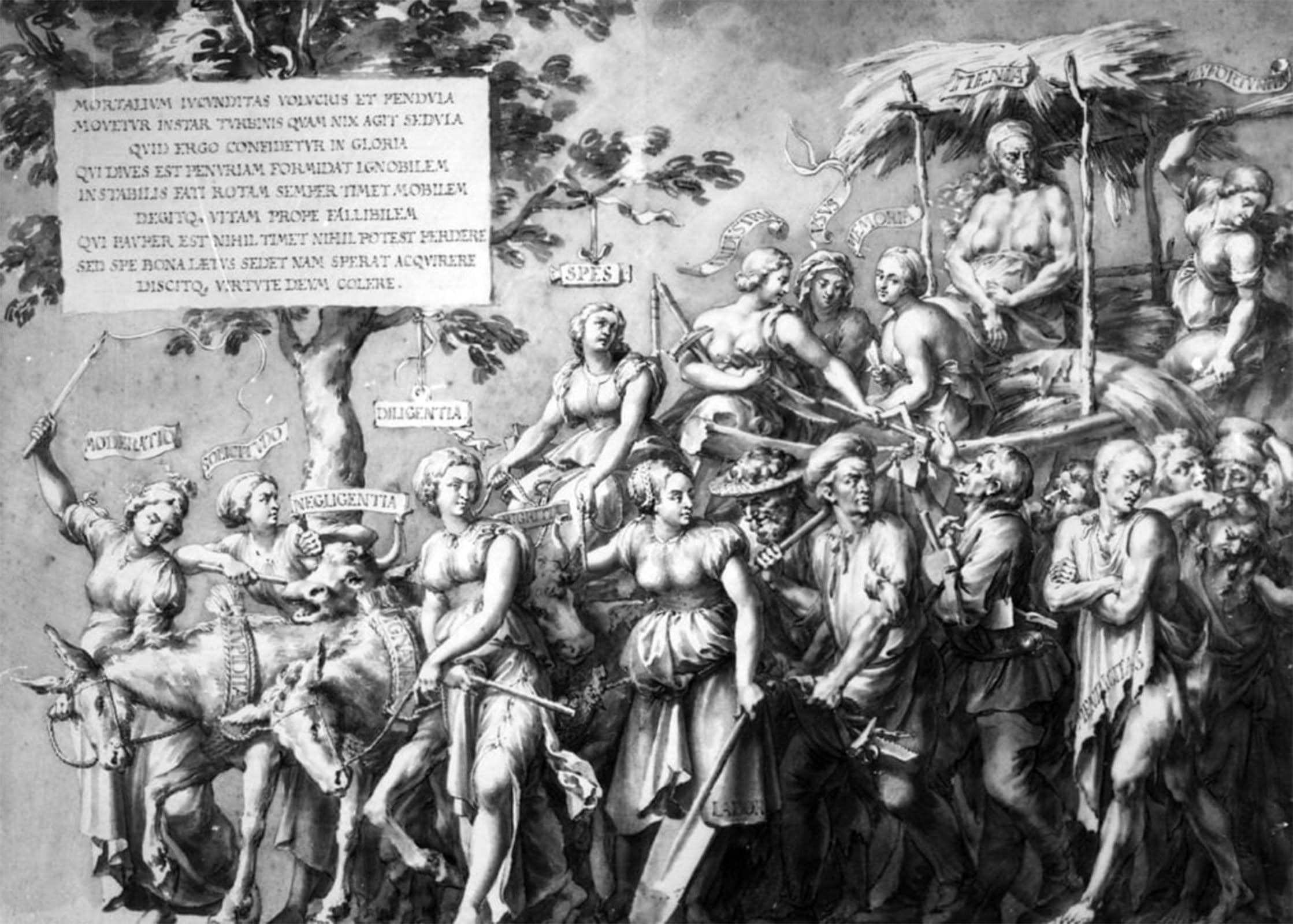 SERENDIPITP Abstract Painting Mural Print Picture Wall Decor Painting the Poverty Drawn by Hans Holbein Der Jüngere Vintage Wall Artwork for Home Decor 60x90cm