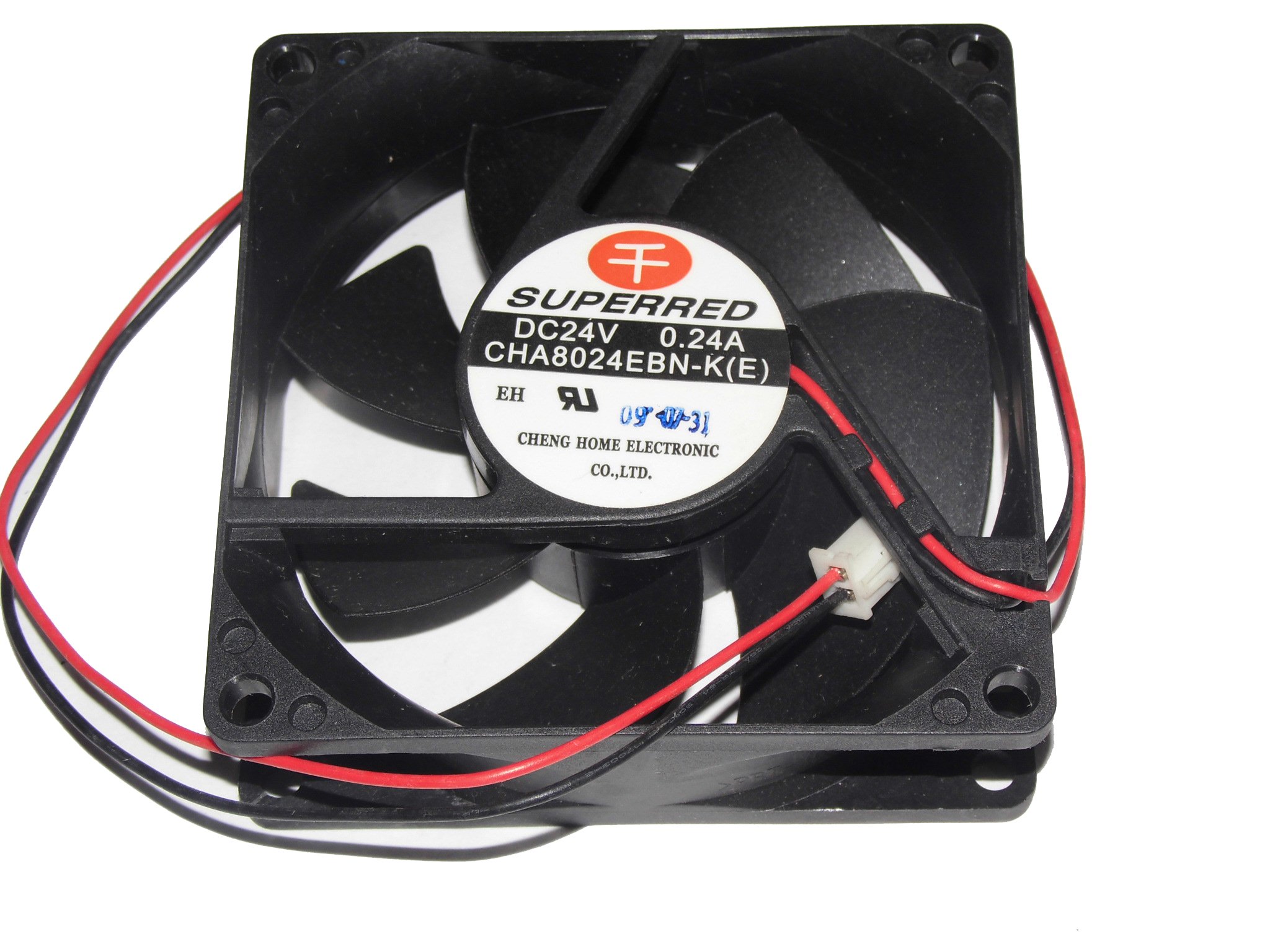 CHABIN Amazon.com: SUPERRED 80 * 80 * 25mm CHA8024EBN-K(E) 24V 0.24