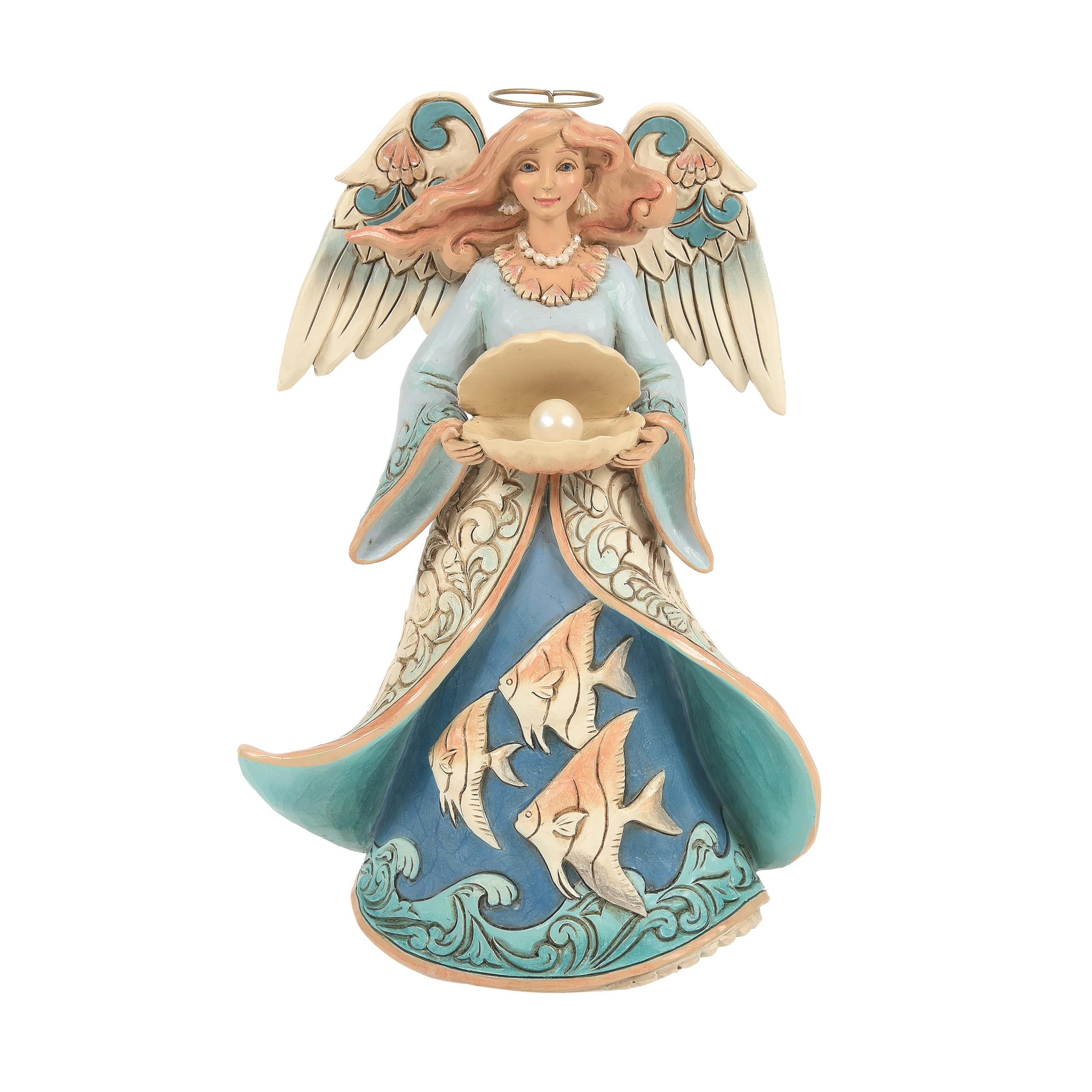 Amazon.com: Enesco Jim Shore Heartwood Creek Coastal Angel Holding
