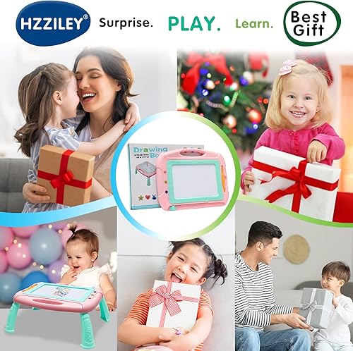 Miniatura 2 de Juguetes para niñas de 1 a 2 años, tablero de dibujo magnético para niñas y niños, tablero de garabatos borrable, juguetes para niños, regalos