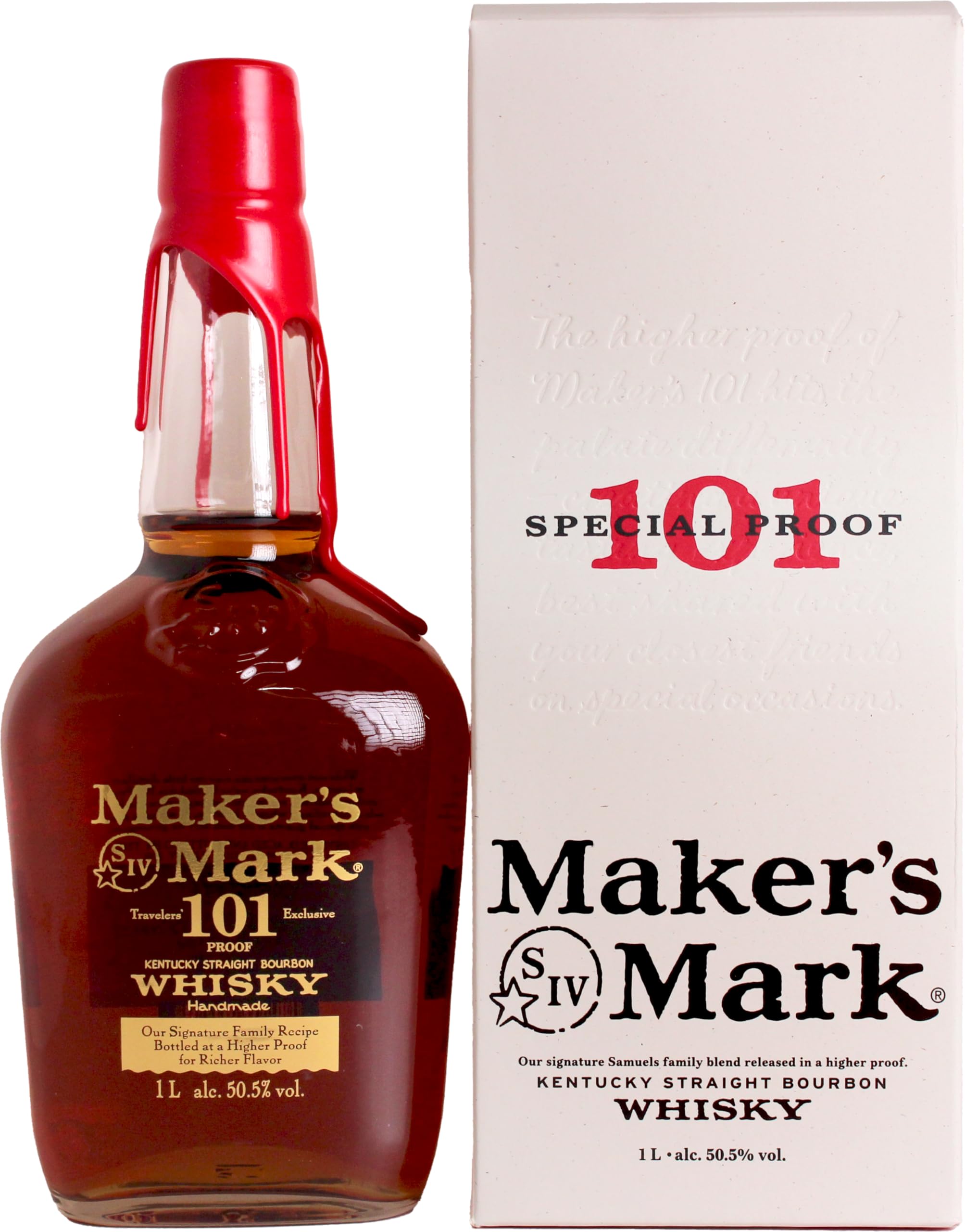 Amazon.co.jp: メーカーズマーク 101プルーフ 50.5％ 1000ml [並行輸入