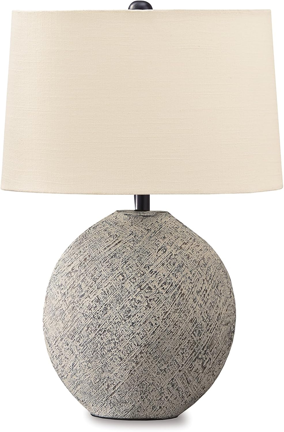 Signature Design by Ashley Harif Paper 26" Table Lamp withTextured Base, Beige