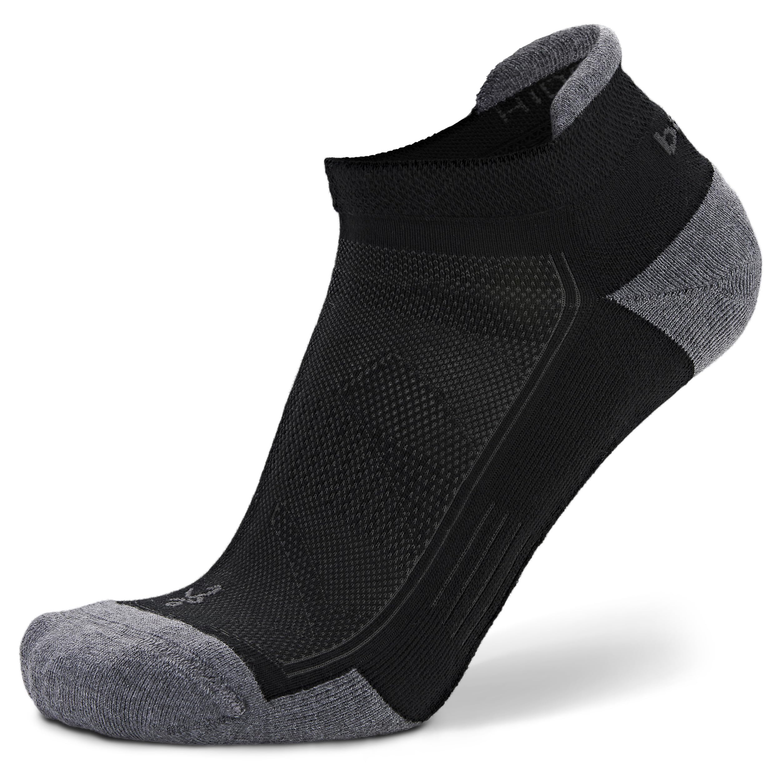Balega Hidden Contour No Show Socks, Black, Medium