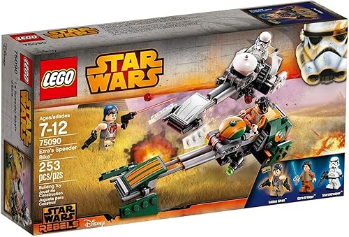 Lego Juegos de juguetes de construcción de bicicletas Speeder de Ezra de Star Wars 75090 Japón
