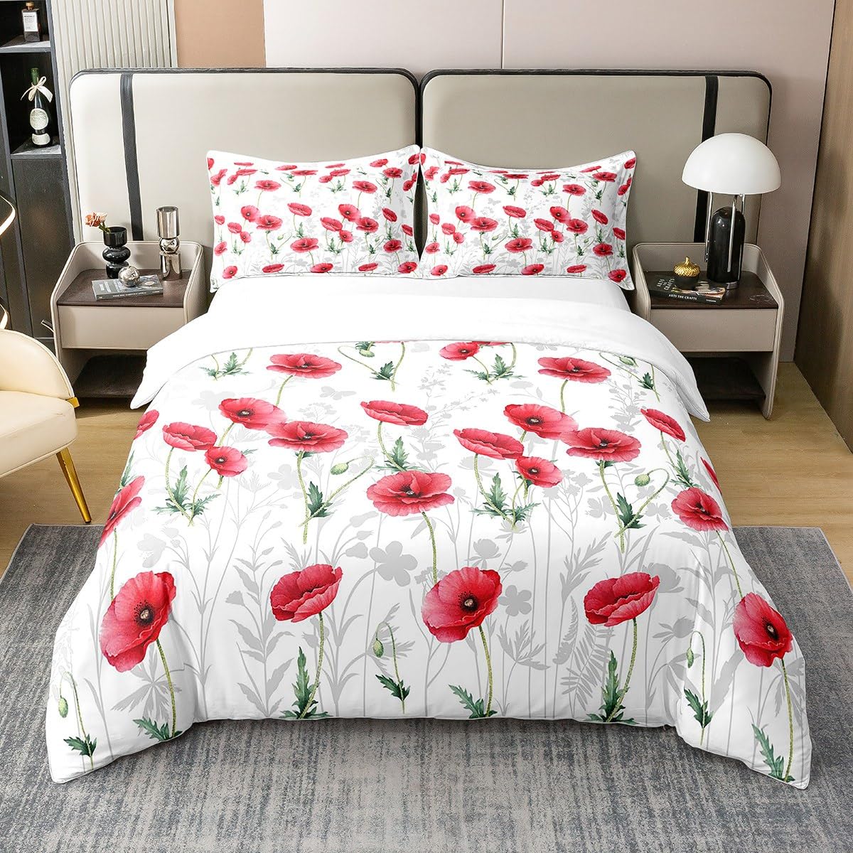 Parure de lit fleurs sauvages en coton pour infuser de la poésie dans vos nuits