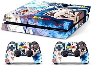 Skin Ps4 Old - Dragonball Goku Ultra Instinct - Limited Edition Decal Cover ADESIVA Playstation 4 Slim Sony Bundle