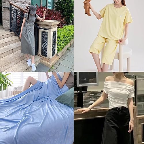 Miniatura 3 de David Angie Tela de punto de poliéster de doble cepillado, color sólido, elástico en 4 direcciones, tela de punto de elastano, tela DBP por yarda