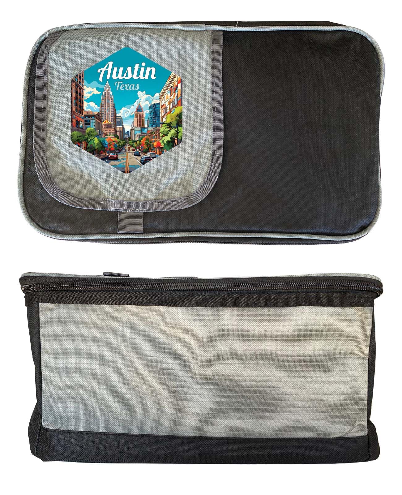 Austin Texas Design B Souvenir Cooler 9 pack