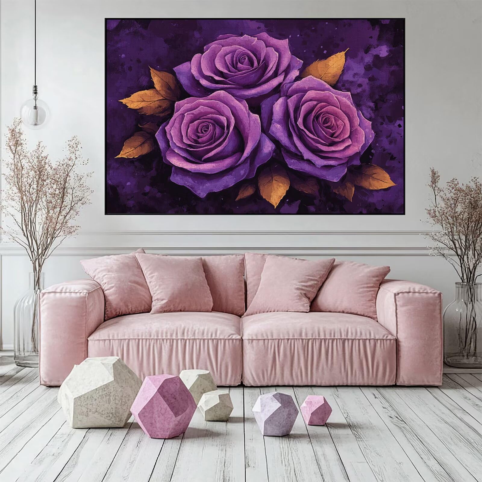 Puzzle 3000 elementów różowe puzzle dla dorosłych kwiaty 122 x 81 cm Unikalne rzemiosło klasyczne 3D drewniana układanka do rodzinnych gier aktywnych, układanka do samodzielnego wykonania nawet do
