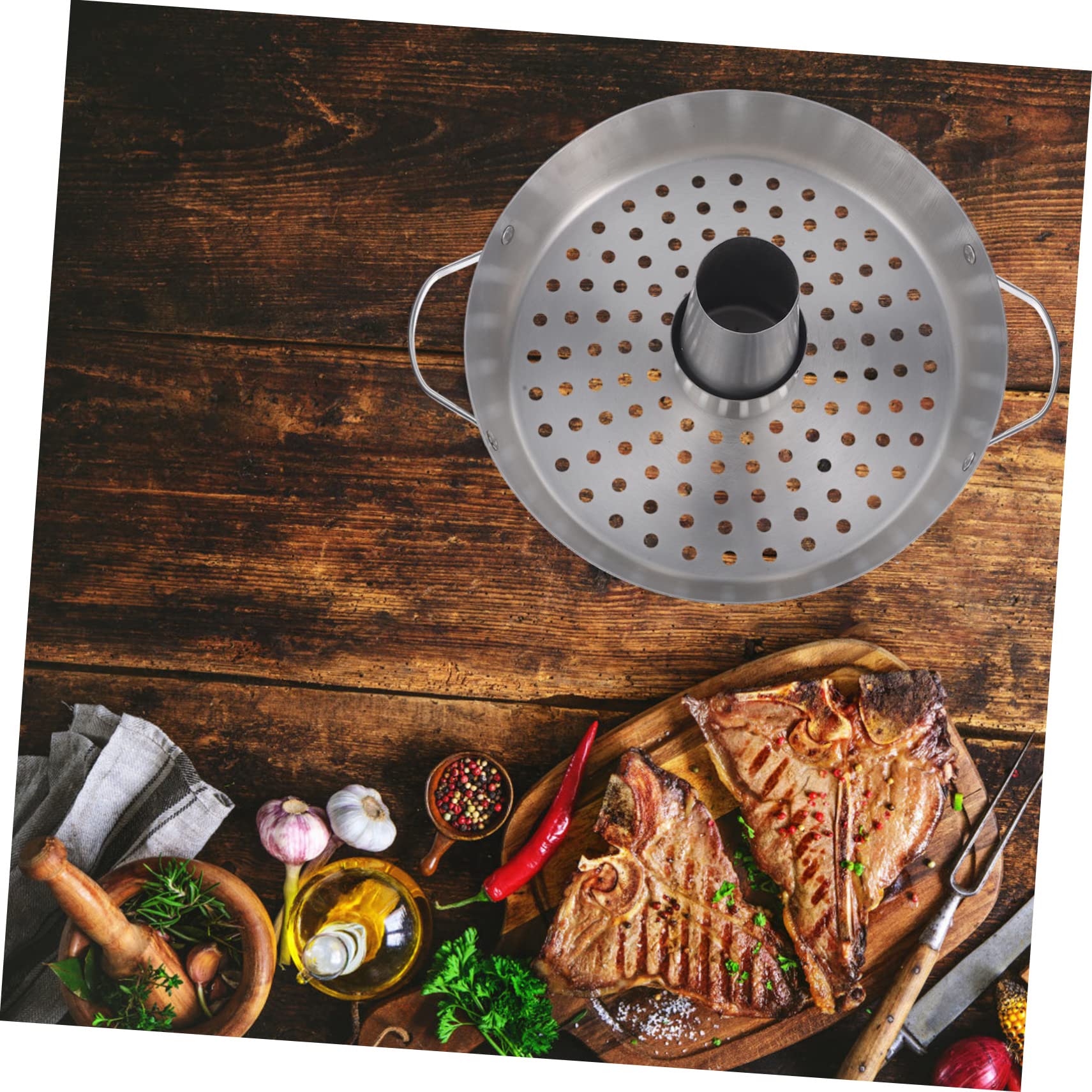 BESPORTBLE Supporto Ergonomico per Arrostire Il Pollo in Acciaio Inossidabile Supporto Verticale per Arrostire Il Pollo per Barbecue E Campeggio