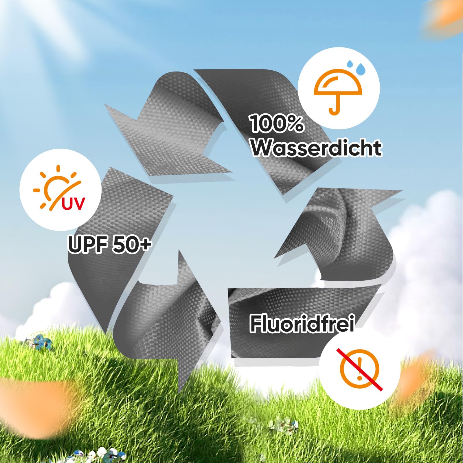 Quictent Pavillon 3x6m Faltpavillon mit 6 Seitenwänden, Gartenpavillon mit Rollentasche, Partyzelt 3x6 wasserdicht stabil, für Party im Freien, Hochzeiten, Fest, UV 50+,Grau
